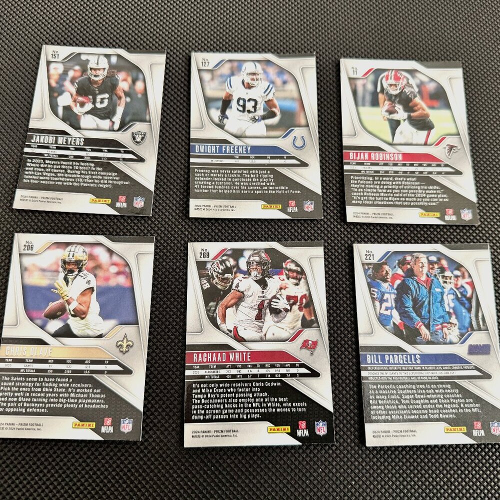 Panini Prizm Football Cards